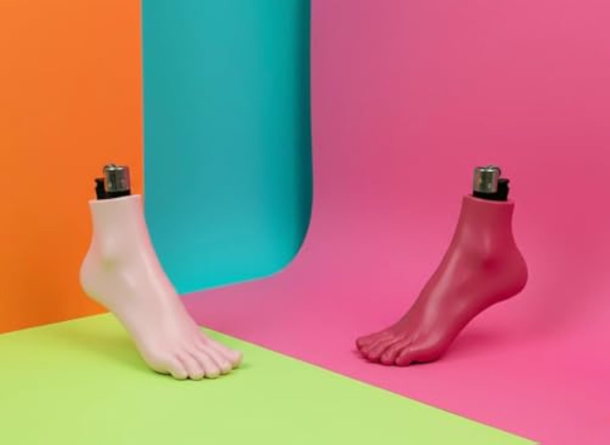 3D Printed Premium Feet Shape Sleeve for Clipper/Candles